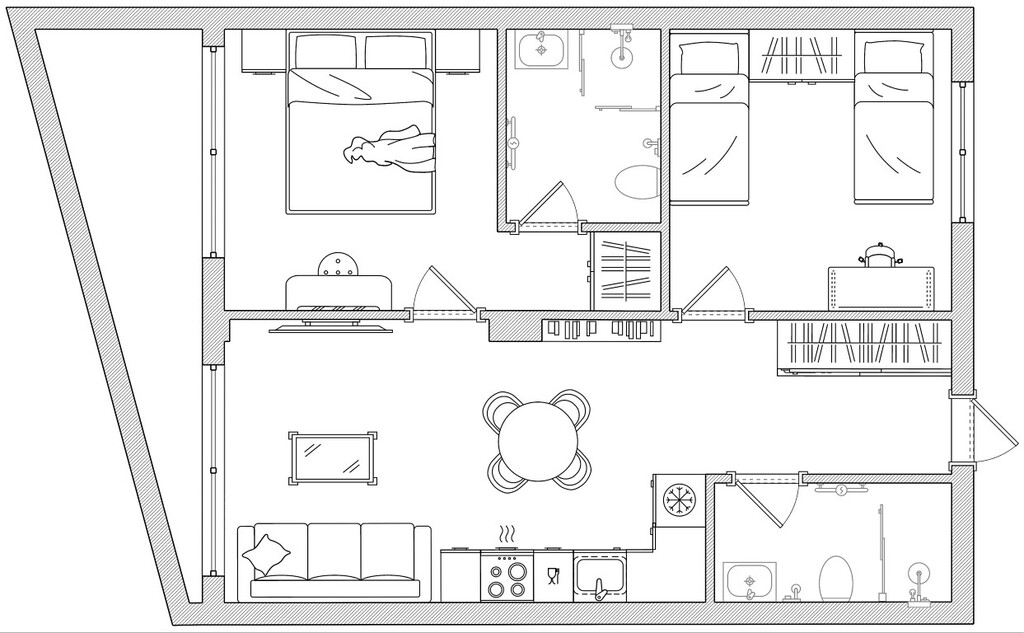 2-Bed Flat 61 sqm with pool, sea view - Agios Nikolaos - thumbnail 12