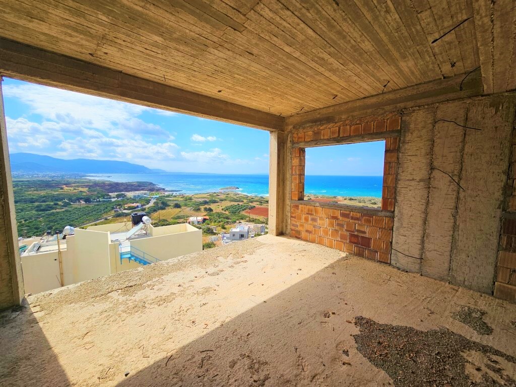 Villa 3 ch. 192 m² avec piscine et vue mer - Agia Varvara - miniature 8