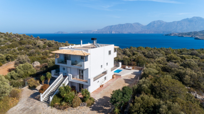 Beautiful Villa With Pool & Sea Views For Sale In Vathy, Agios Nikolaos, Crete - thumbnail 6
