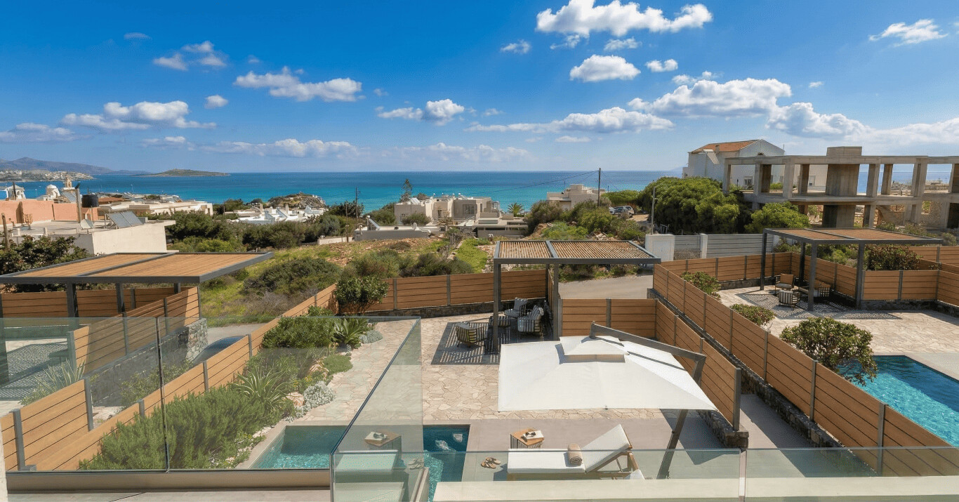 Villa 2 bed 80 sqm with pool & sea view - Ammoudara - thumbnail 9