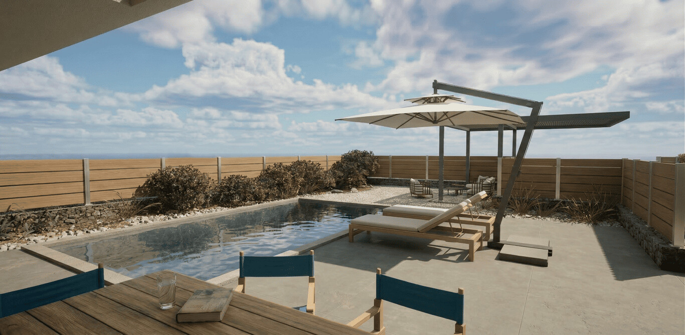 Villa 2 bed 80 sqm with pool & sea view - Ammoudara - thumbnail 10