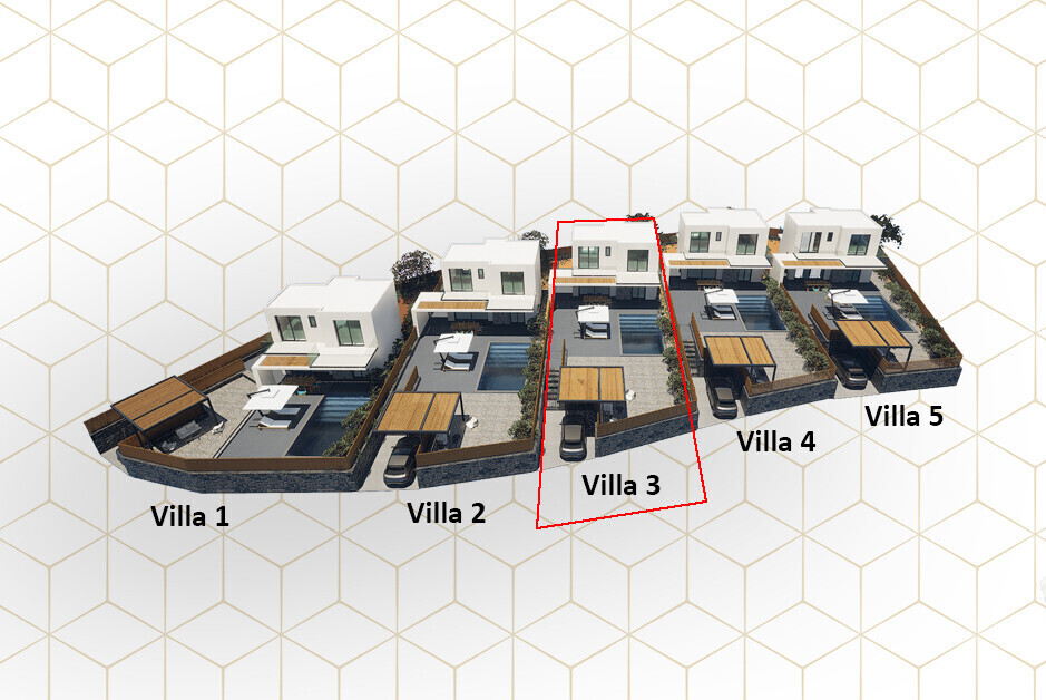 2-Bed Villa 80 sqm with pool, 350 m from the sea - Ammoudara