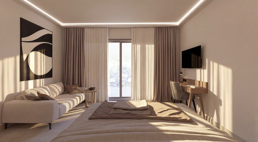 Complex 921 sqm with pool, sea view - Ammoudara - thumbnail 16