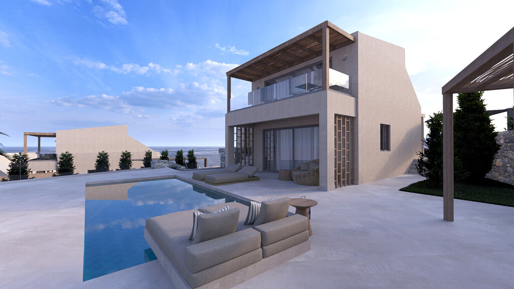 Villa 2 ch. 109 m² avec piscine, vue mer - Ammoudara