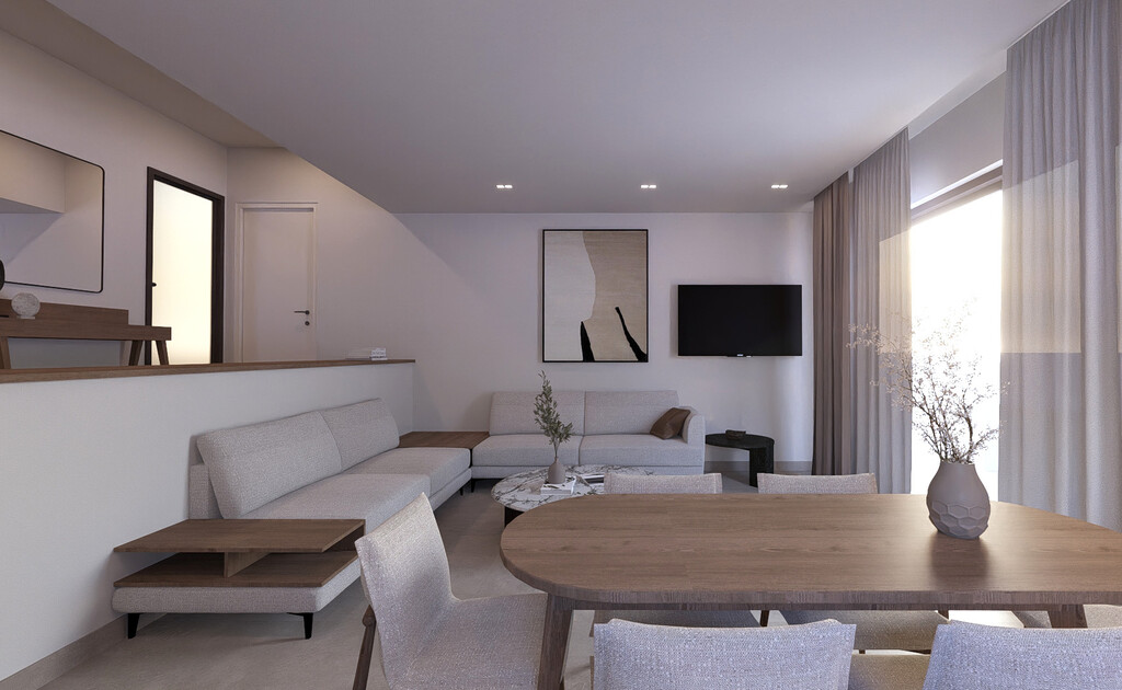 2-Bed Villa 109 sqm with pool, sea view - Ammoudara - thumbnail 2