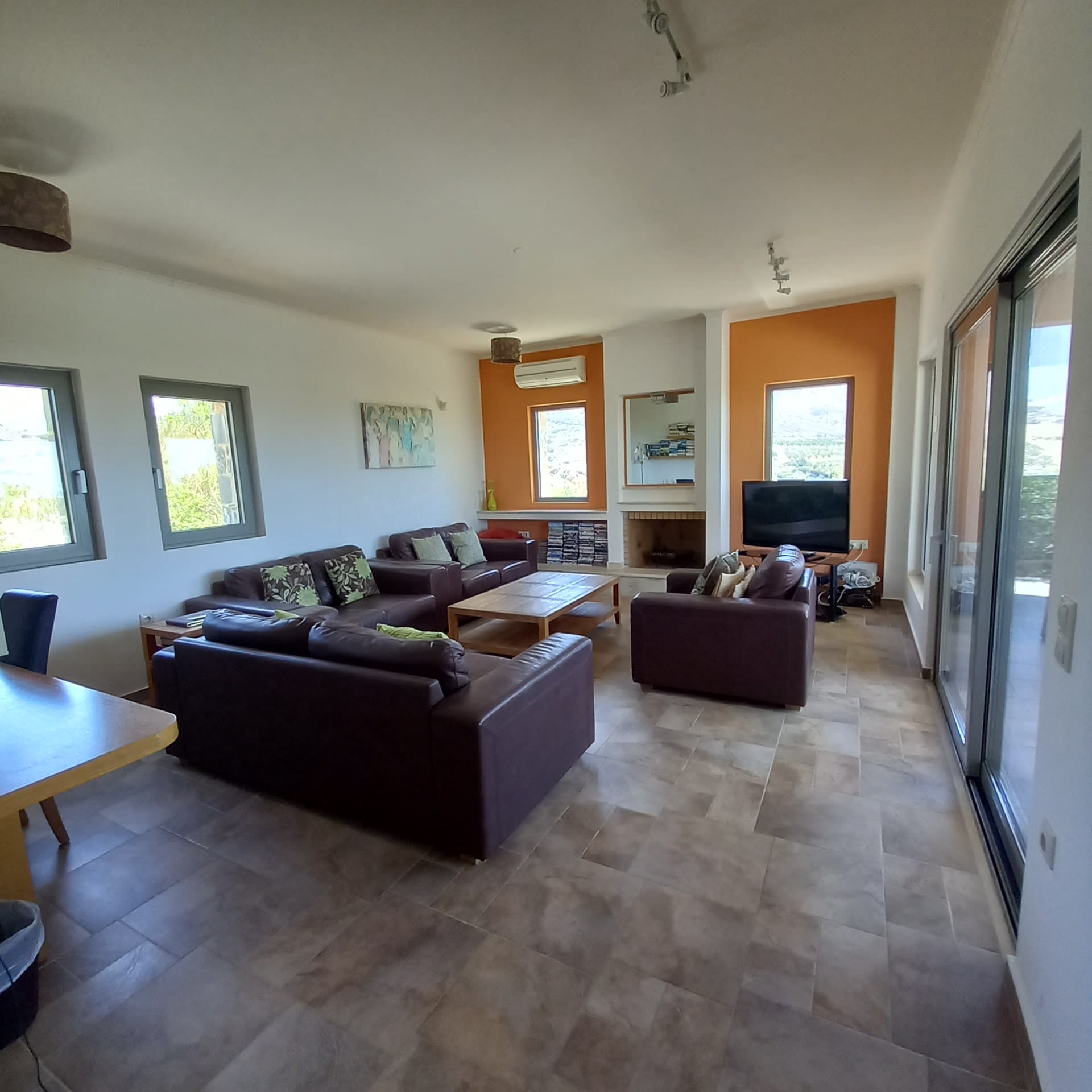 Villa Danae · séjour ouvert