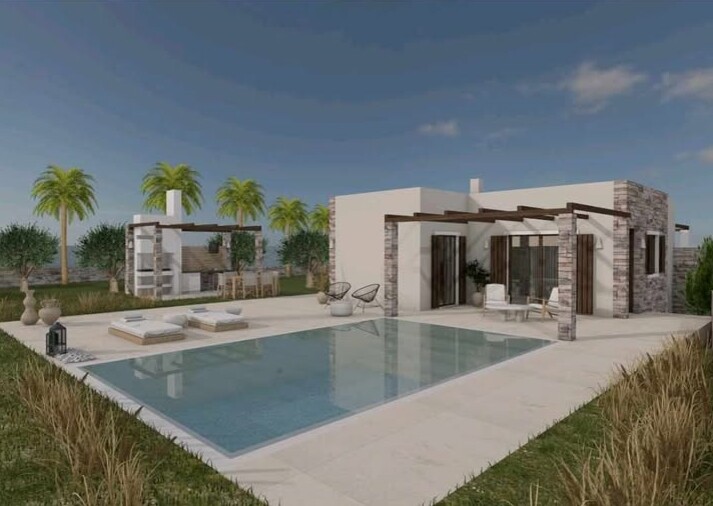 Villa 2 ch. 70 m² avec piscine et vue mer - Kouremenos